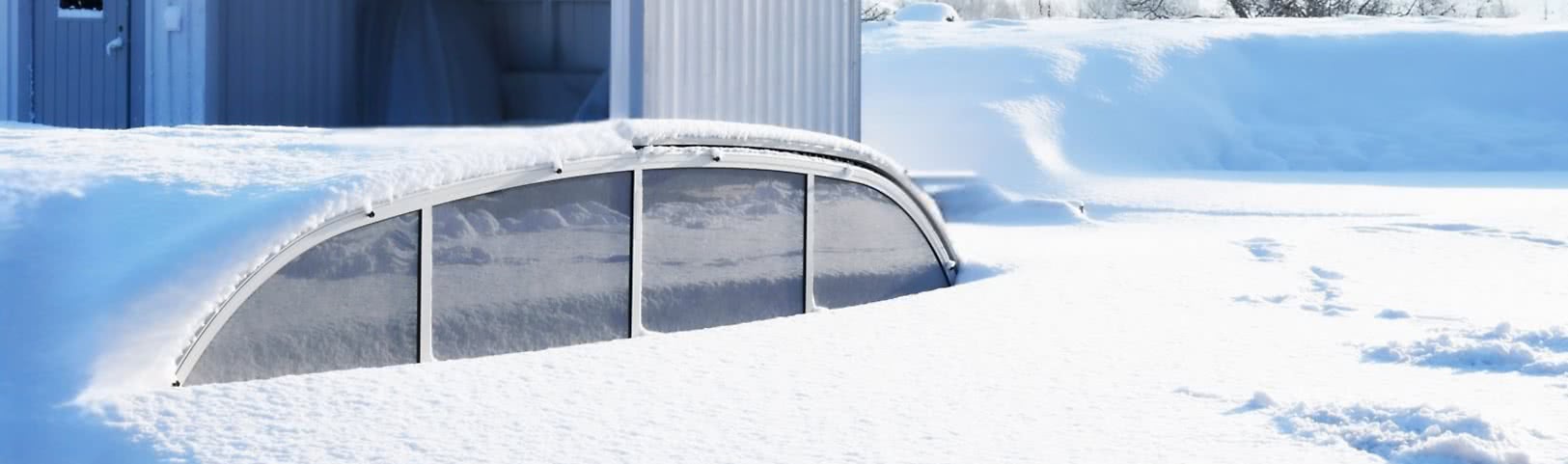 Inspirationsbild pool snö